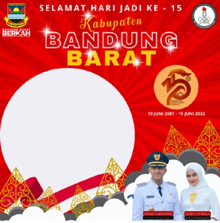 Terbaru! 7 Link Twibbon Hari Jadi Kabupaten Bandung Barat ke-15 Tahun 2022, Bingkai Foto Keren untuk HUT KBB